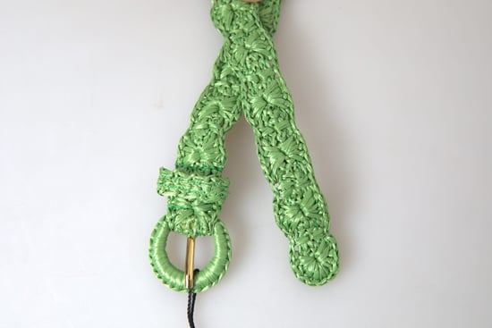 Dolce & Gabbana Groene Viscose Geweven Skinny Tailleband - Image 3