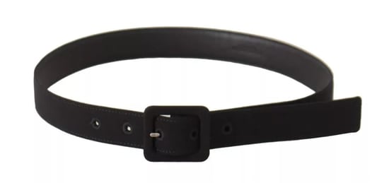 Dolce & Gabbana Zwarte Velours Leren Logo Riem met Gesp - Image 4