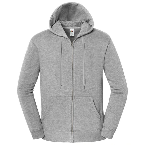 Fruit of the Loom Unisex Volwassen Iconische Premium Volledige Rits Hoodie (Sport Grijs) - Image 1