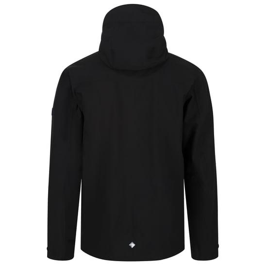 Regatta Heren Birchdale Waterdicht Hooded Jacket (Zwart/Magneet) - Image 2