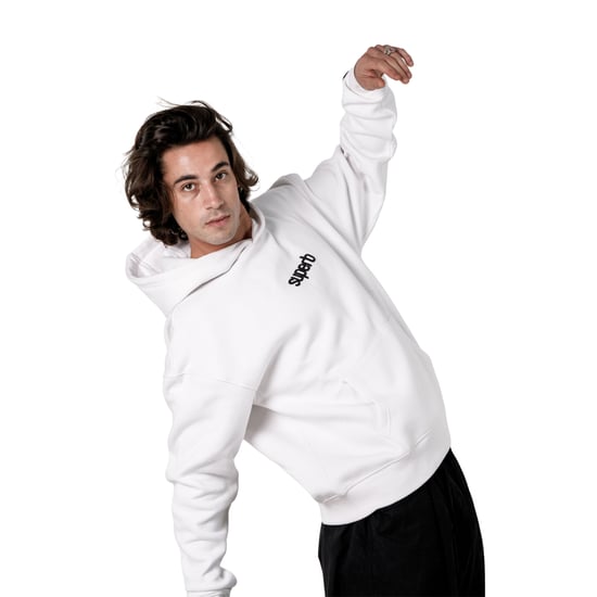 Heren Oversized Hoodie met Opbollende Capuchon Hexaline SPRB6500 - Image 2