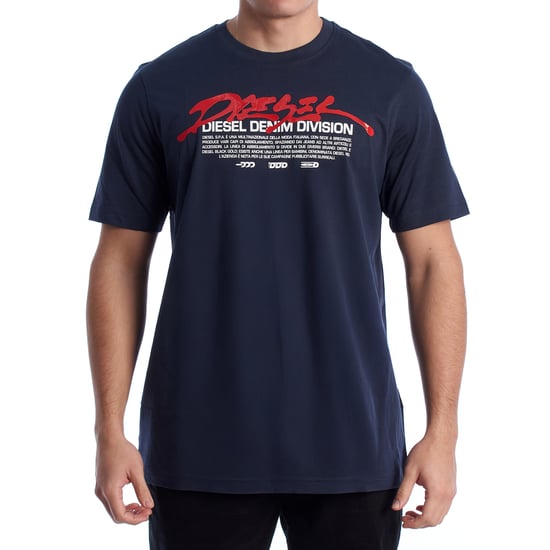 Heren Katoenen T-Shirt met Korte Mouwen A19700_RHQBG - Image 1