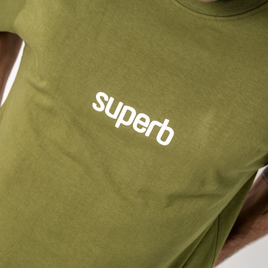 Heren Oversized Katoenen Korte Mouwen T-Shirt Little Core Puffy SPRB3500 - Image 5