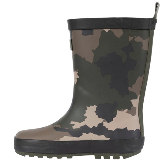Trespass Kinder/Kinder Puddle Wellington Laarzen (Camo groen/bruin/zwart) - Image 3