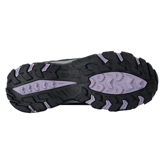 Regatta Dames/Dames Holcombe III Wandelschoenen (Zwart/Paarse Salie) - Image 6