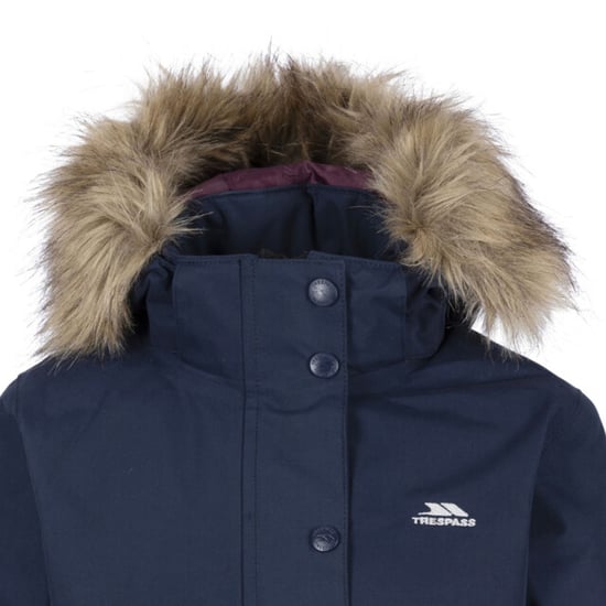 Trespass Meisjes Astound TP50 Waterdichte Jas (Marine) - Image 3