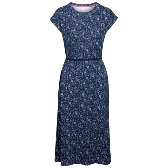 Trespass Dames/Dames Portia Bloem Casual Jurk (Marine) - Image 1