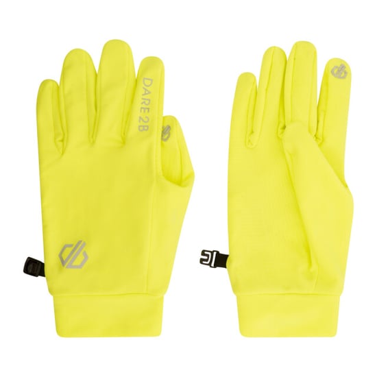 Dare 2B Unisex Cogent II fietshandschoenen voor volwassenen (Fluorescerend Geel) - Image 4