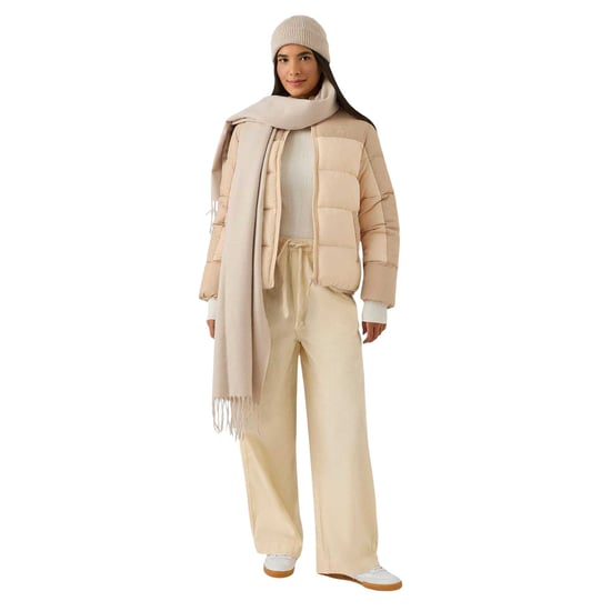 Reebok Dames/Meisjes Omkeerbare Puffer Jacket (Havermout) - Image 3