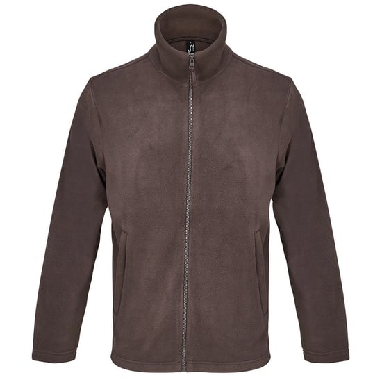SOLS Unisex Microfleece Jas voor volwassenen (Donkere chocolade) - Image 1