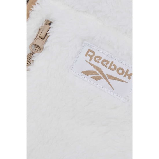 Reebok Dames Double Monkey Fleece Jacket (Crème) - Image 4