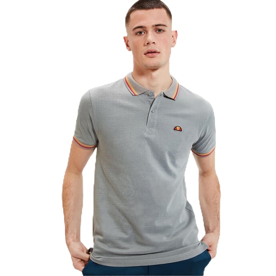 Ellesse Mens Rooks Polo Shirt (Grey) - Image 3