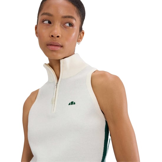 Ellesse Dames/Dames Surista Quarter Zip Top (Gebroken wit) - Image 3