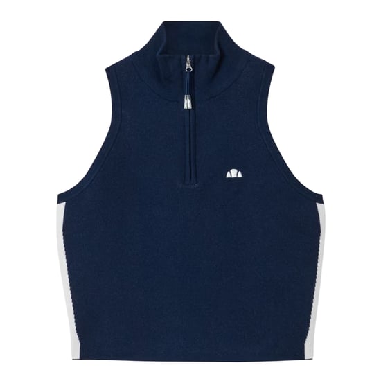 Ellesse Dames/Dames Surista Quarter Zip Top (Marine) - Image 1