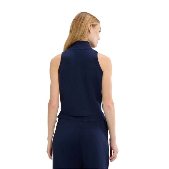 Ellesse Dames/Dames Surista Quarter Zip Top (Marine) - Image 2
