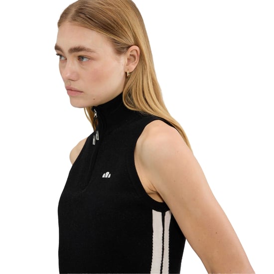Ellesse Dames/Dames Surista Quarter Zip Top (Zwart) - Image 3