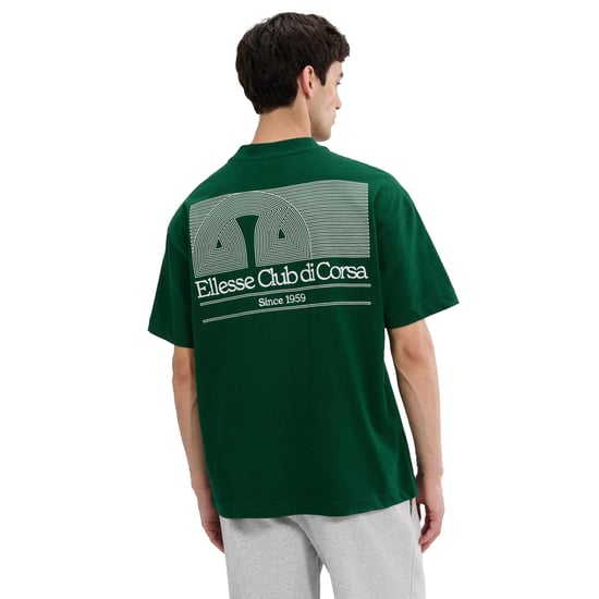 Ellesse Heren Club Di Corsa T-Shirt (Donkergroen) - Image 3