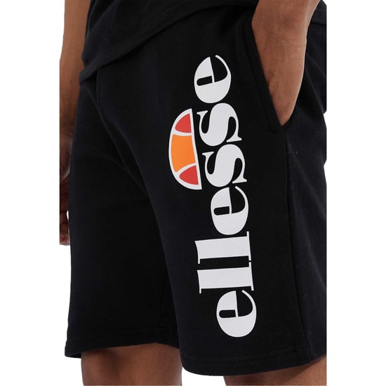 Ellesse Mens Bossini Fleece Shorts (Black) - Image 3