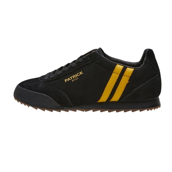 Patrick Mens Rio Suède Sneakers (Zwart/Geel) - Image 3