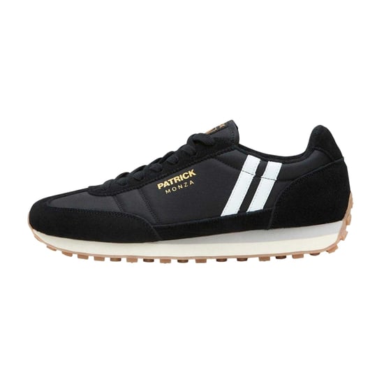 Patrick Heren Monza Suède Sneakers (Zwart/Wit) - Image 3