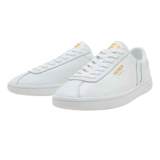 Patrick Mens Monaco Suède Cupsole Sneakers (Wit) - Image 3