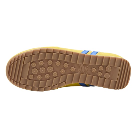 Patrick Mens Dijon Suede Hardloopschoenen (Geel/ Koningsblauw) - Image 4