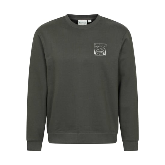 Mountain Warehouse Heren Scene Sweatshirt (Khaki Groen) - Image 1