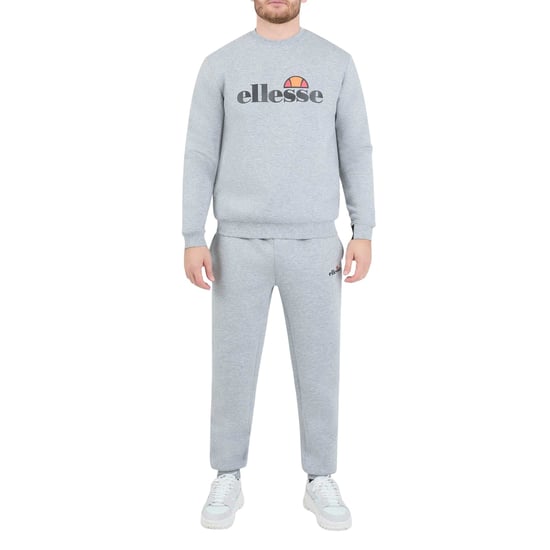 Ellesse Heren Corvaro Sweatshirt (Licht Grijs Marmer) - Image 4