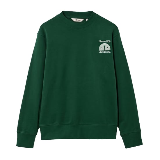 Ellesse Heren Club Di Corsa Sweatshirt (Donkergroen) - Image 1