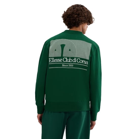 Ellesse Heren Club Di Corsa Sweatshirt (Donkergroen) - Image 2