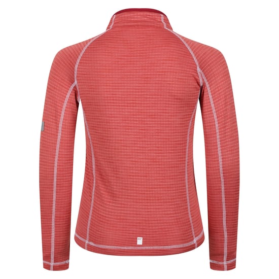 Regatta Kinderen/Kinderen Berley Half Zip Top met lange mouwen (Mineraal Rood) - Image 2