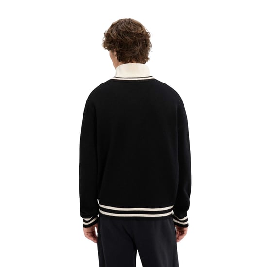 Ellesse Heren Giocios Gebreid Sweater Top (Zwart) - Image 2