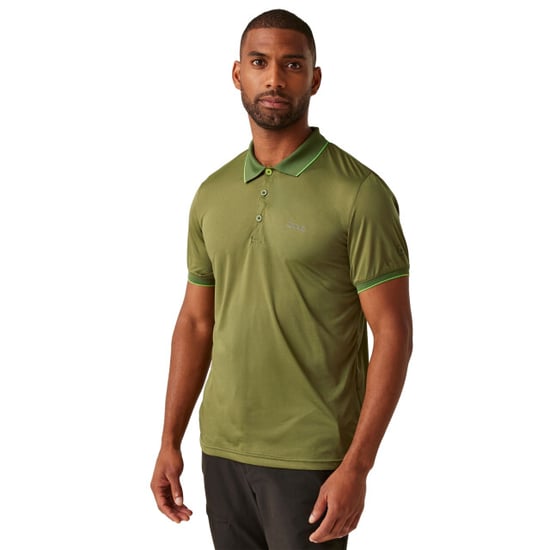 Regatta Heren Remex II Polo Shirt (Nefriet Groen Solid) - Image 3