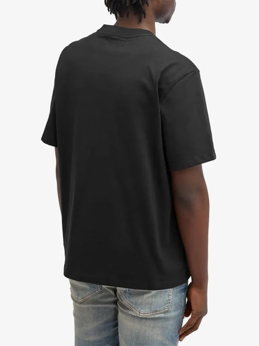 Amiri Zwart T-shirt met gekartelde logoprint in zwart - Image 4