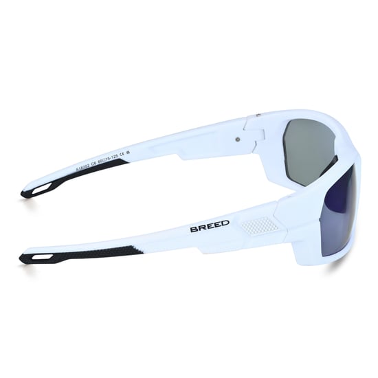 Breed Sirus gepolariseerde zonnebril - Wit/Blauw - Image 3