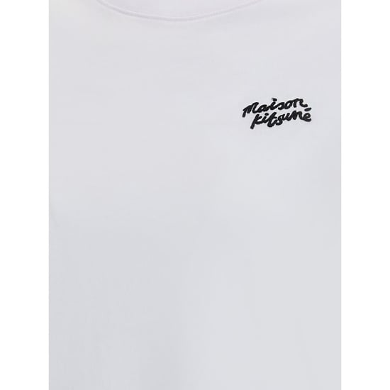 Maison Kitsuné Witte Katoenen T-Shirt - Image 3