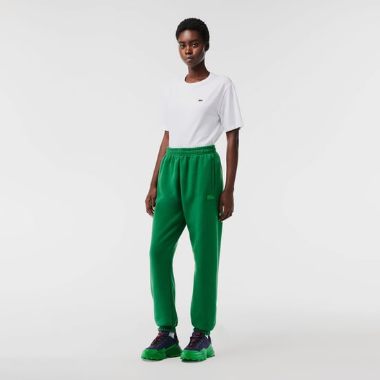 Women's Lacoste Logo Joggers in Green - Image 4