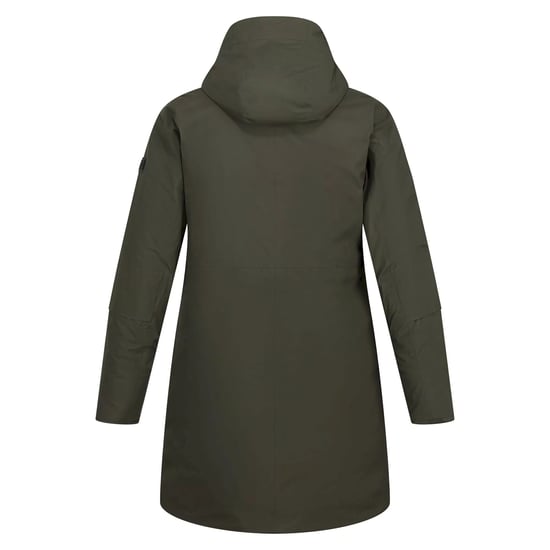 Regatta Dames/Dames Yewbank II Waterdichte Parka (Donkere Khaki) - Image 2