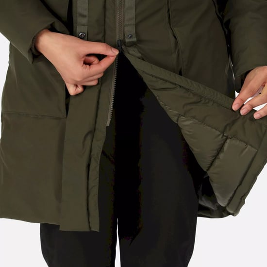 Regatta Dames/Dames Yewbank II Waterdichte Parka (Donkere Khaki) - Image 6