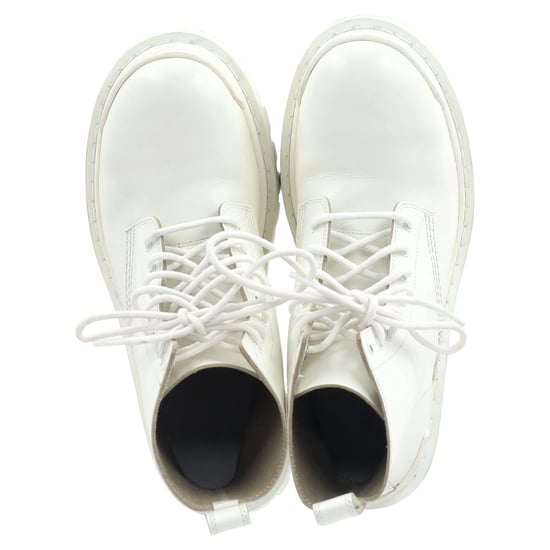Balenciaga Strike Combat Boots in wit kalfsleer - Image 3
