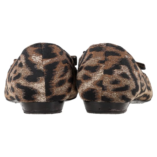 Lanvin puntige loafers in dierenprint van polyester - Image 5