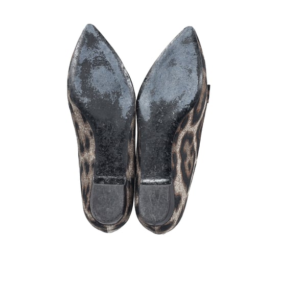 Lanvin puntige loafers in dierenprint van polyester - Image 6