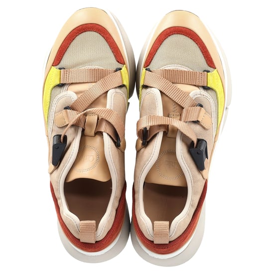 Chloé Sonnie lage sneakers in veelkleurige mixed media - Image 3