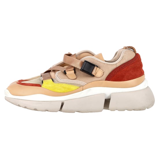 Chloé Sonnie lage sneakers in veelkleurige mixed media - Image 4