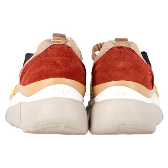 Chloé Sonnie lage sneakers in veelkleurige mixed media - Image 5
