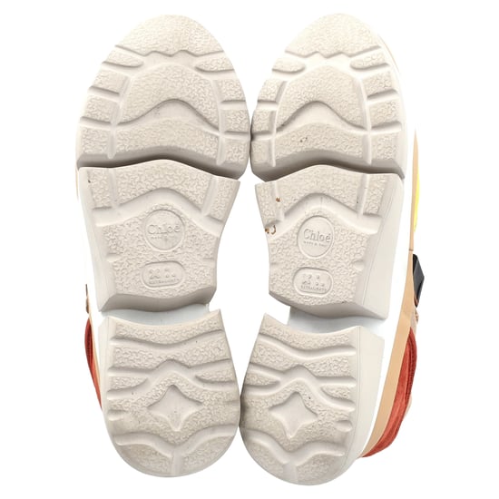 Chloé Sonnie lage sneakers in veelkleurige mixed media - Image 6