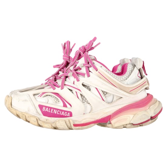 Balenciaga Track sneakers in roze en wit polyurethaan - Image 4
