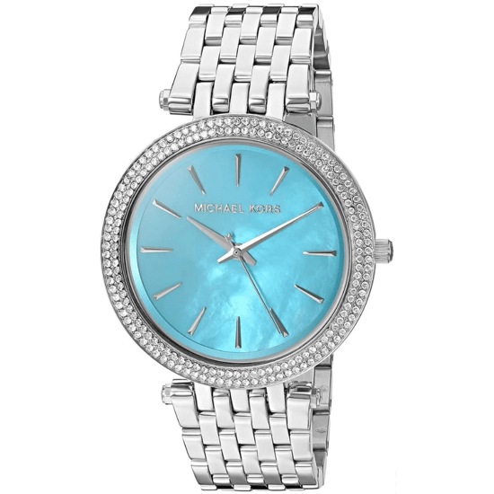 Michael Kors Darci MK3515 Turquoise Wijzerplaat Dameshorloge - Image 3