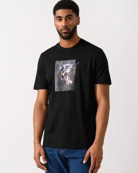 Doberman T-shirt in het zwart - Image 1