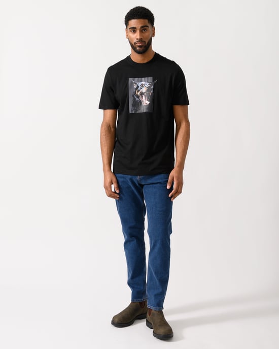 Doberman T-shirt in het zwart - Image 3